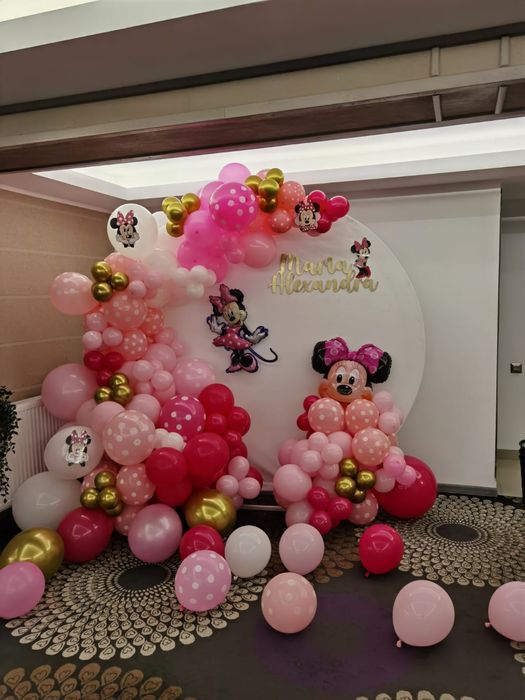 Arcada baloane 700 lei, decor baloane, photo corner