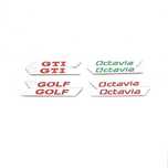 Insertie cu inscriptie gravata GTI/GOLF, Octavia pentru scaune