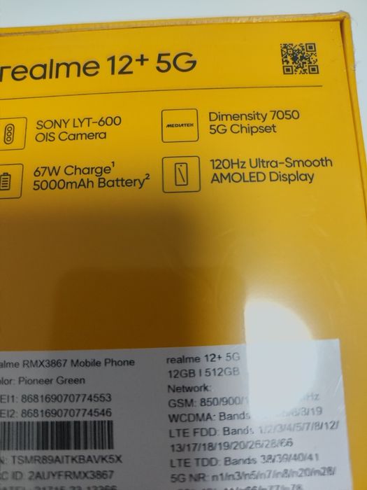 Black Friday Realme 12 plus 12gb ram/512 gb stocare, sigilat