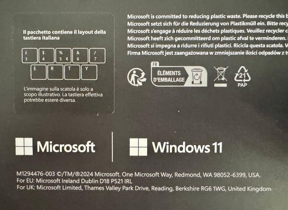Microsoft Surface Laptop 7 13.8”Snapdragon X Elite 16GB 1 TB SSD Nou
