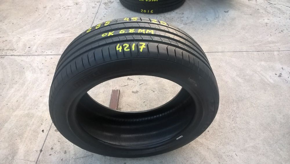 Doua anvelope de vara 255 45 20 pirelli p zero SC profil 6,8 mm