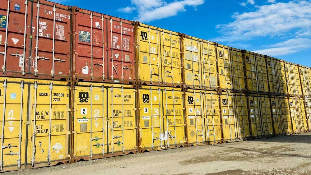 Containere maritime SH galben 2019 6/10 Piscu