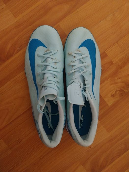 Ghete de fotbal Nike Zoom Mercurial Vapor 16-albastru deschis