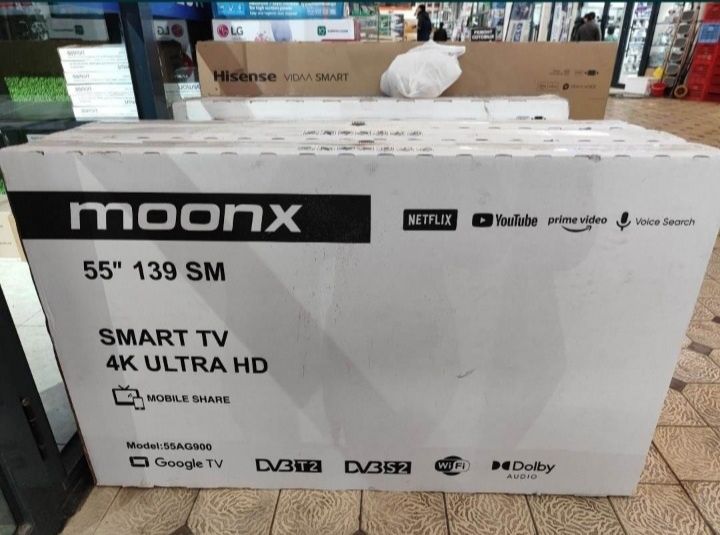 Tелевизор MoonX 55 AG900 Smart tv 4k