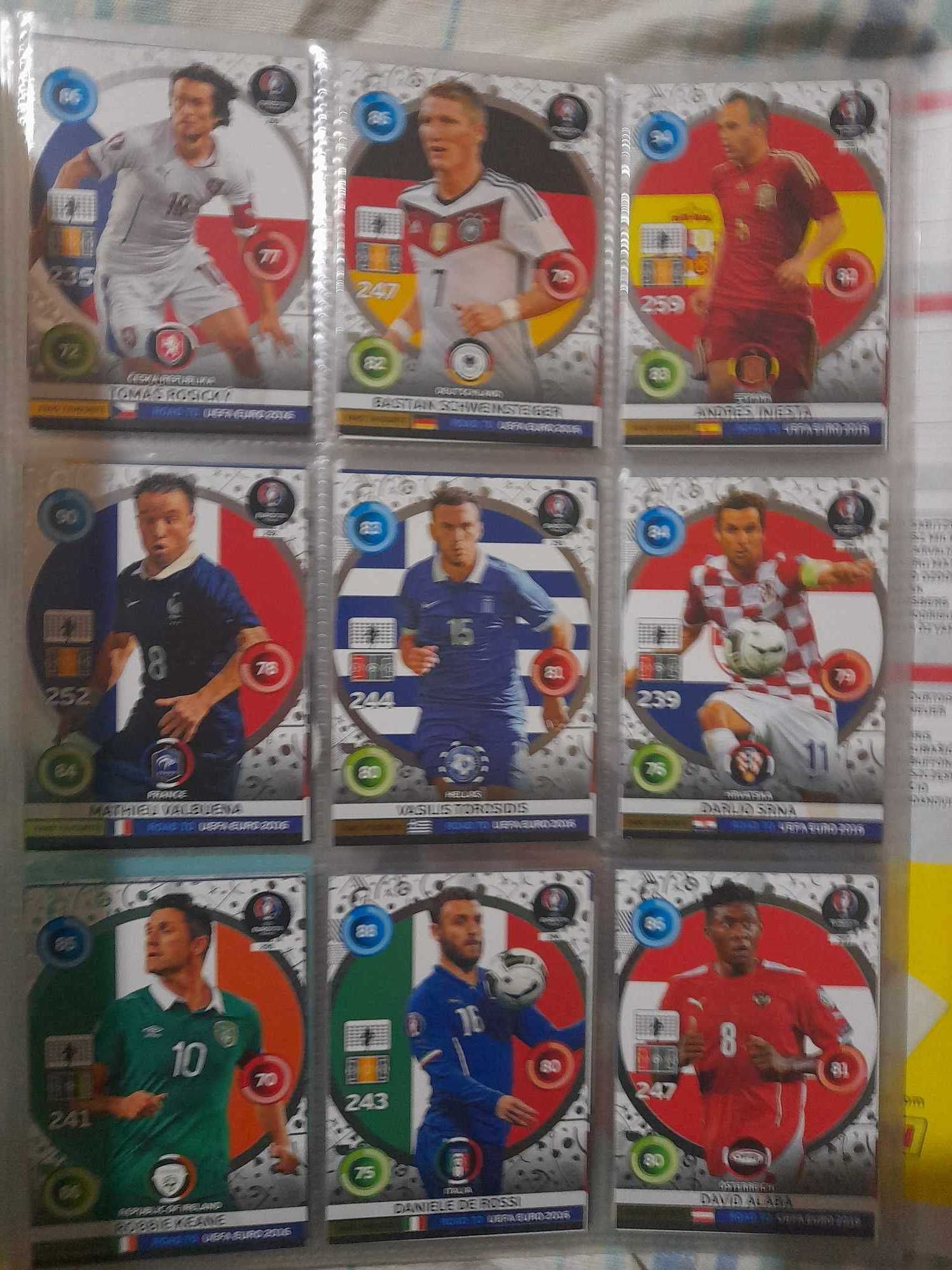 Рядък Албум Panini Road to UEFA EURO 2016 Album Complete 333 Cards