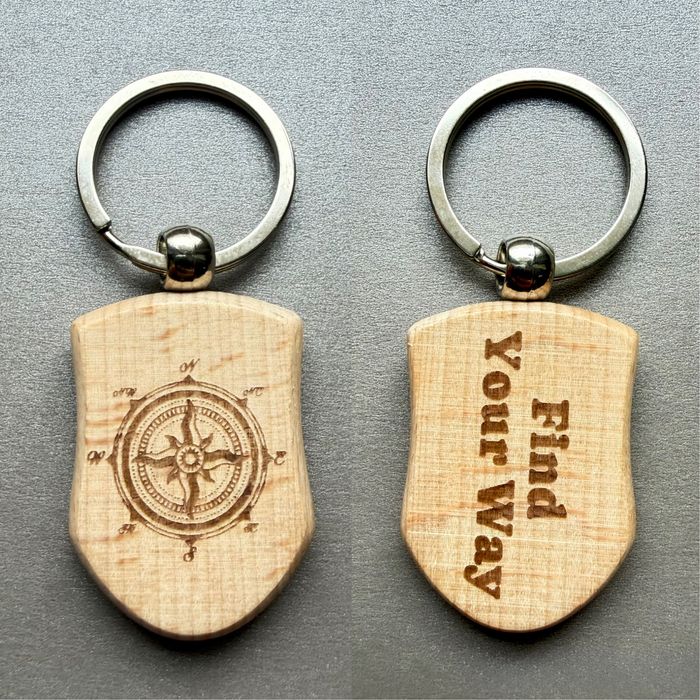 Дървени ключодържатели с детайлна лазерна гравюра