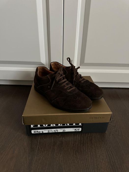 Pantofi din piele naturala intoarsa , Massimo Dutti , numarul 41