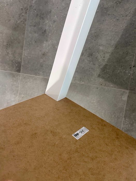 Masuta cafea IKEA Lack, alb, 35x35 cm, stare excelenta