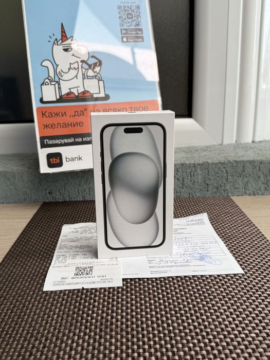 НОВ! /*ЛИЗИНГ*/ IPhone 15 128Gb Black  24М ГАРАНЦИЯ Айфон