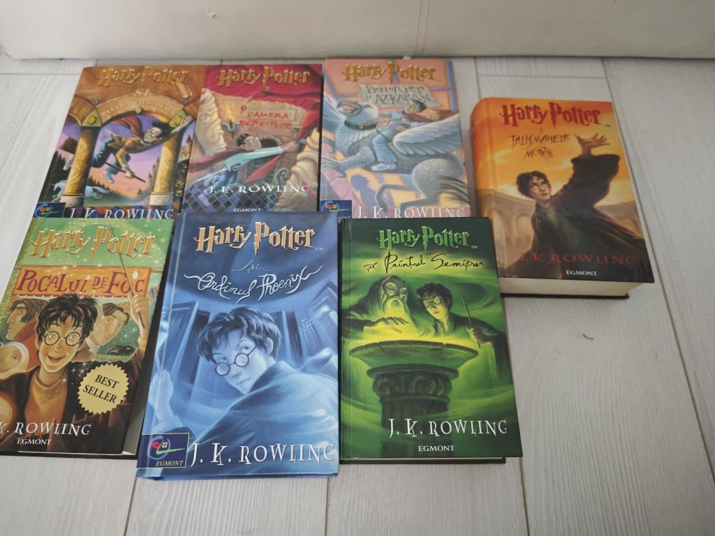 Colecția Harry Potter, Completa,Egmont,7 vol, Hardcover
