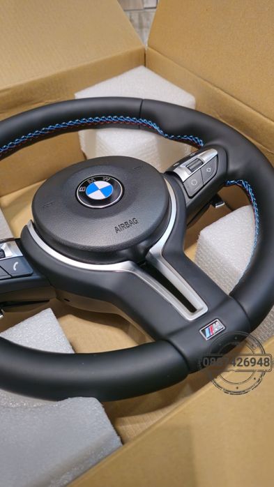Нов Bmw M sport волан + подарък/ Е90 Е91 Е92  Е83 Е84 Х5 Е70 Е71 Е89
