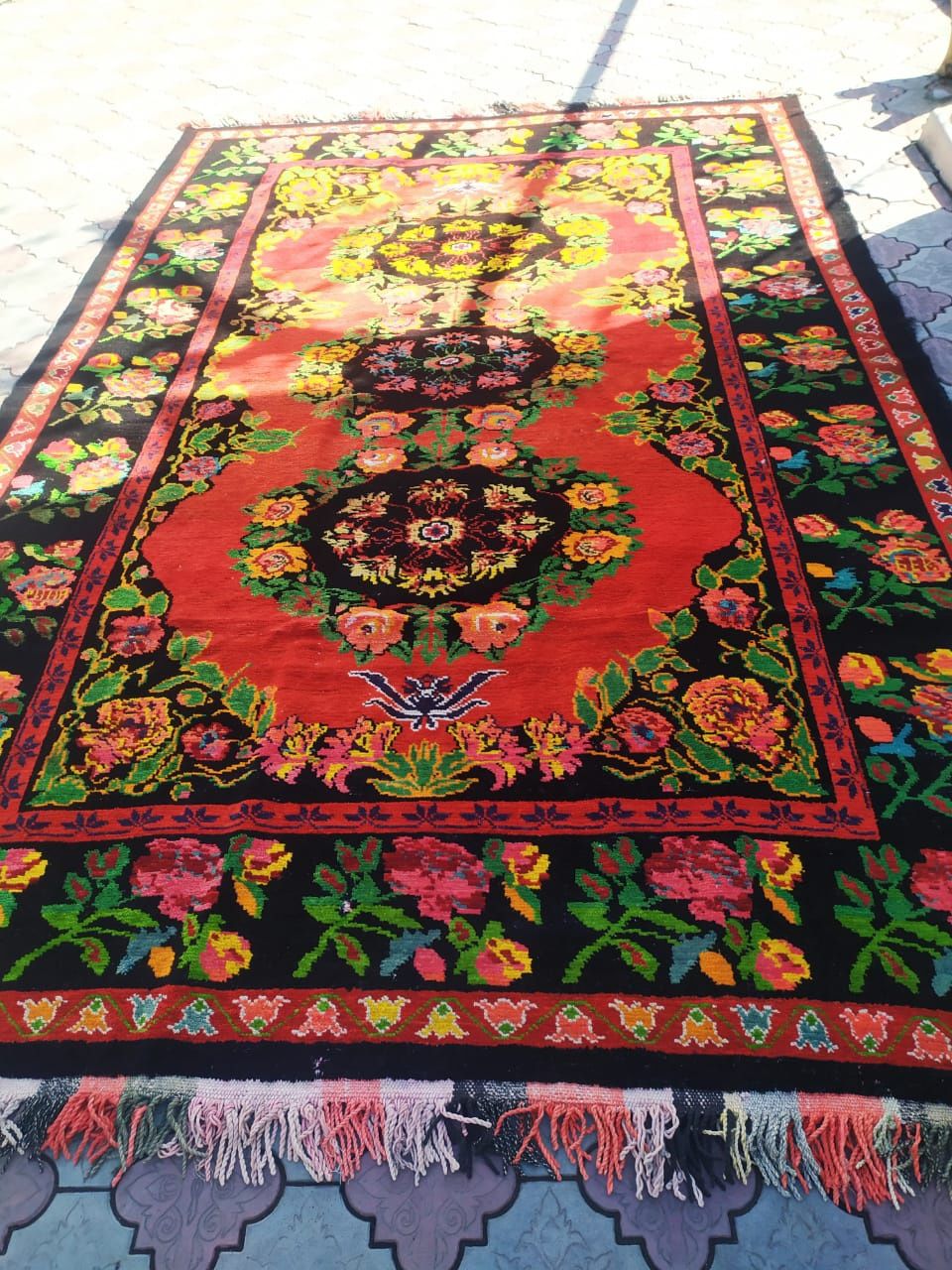 Казахский ковёр ручной работы