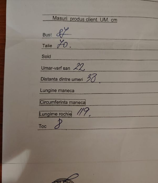 Vând rochie de mireasa