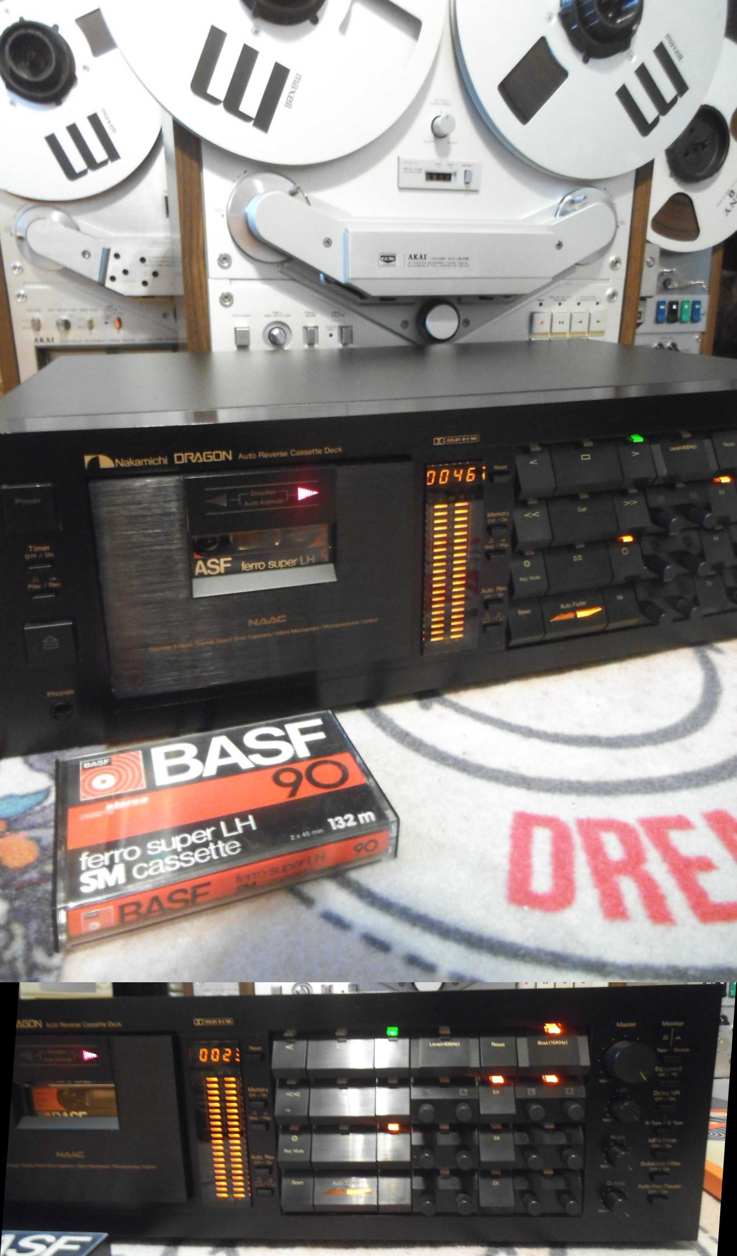 Deck NAKAMICHI DRAGON 5-Motor Auto Reverse 3-Discrete Head N.A.A.C
