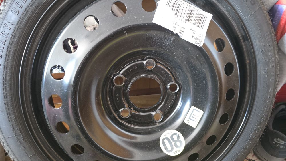NEFOLOSITA Roata de rezerva originala GM 17 inch slim Continental