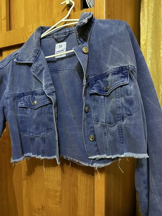 Дамско дънково яке