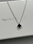 Colier MINI Van Cleef & Arpels Aur Alb 750 Malachite