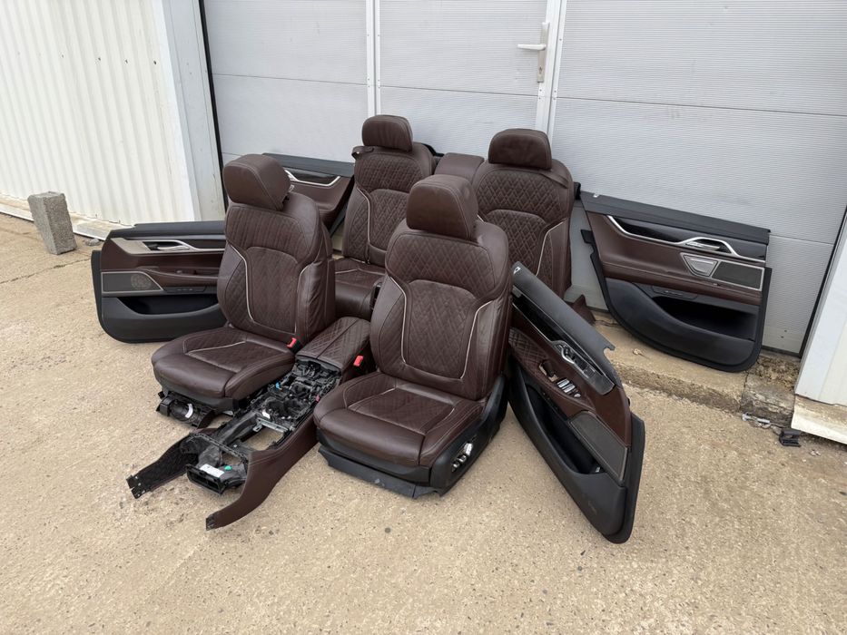 Interior complet full electric Bmw 7 Series G11 G12 bancheta reglabila