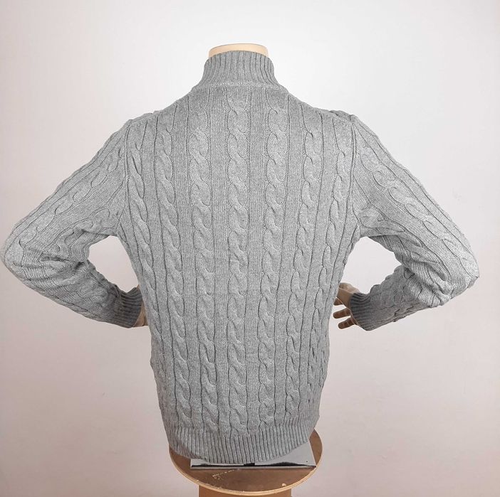 Polo Ralph Lauren Cable-Knit - Оригинален мъжки пуловер с цип р-р M