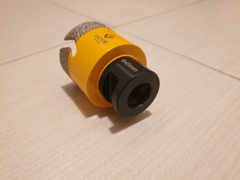 Диамантена боркорона RUVE Pro 45 mm за пробиване на дупки в керамика