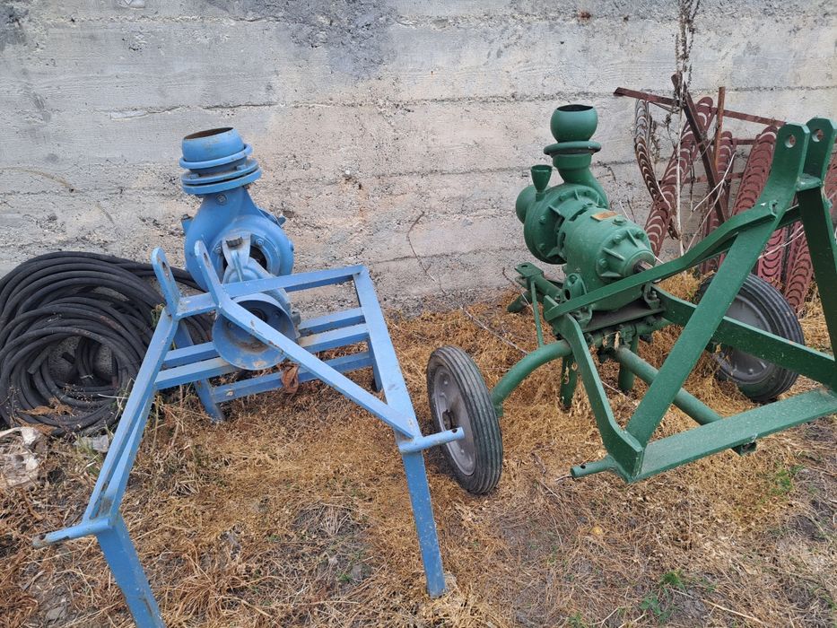 Pompa pentru irigat și tambur