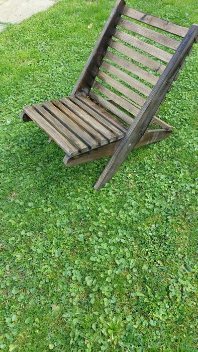 Vand scaune de lemn pliante gradină