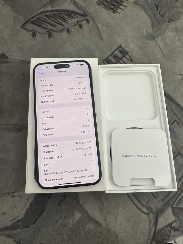 IPhone 15 Pro Max 256g