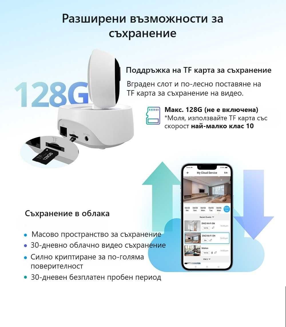 SONOFF GK-200MP2-B Смарт WiFi IP Камера 1080P HD | 360 градуса | IR