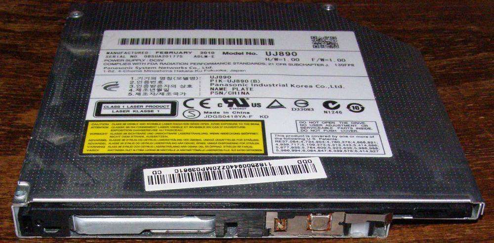 Unitate optica laptop, DVD-RW DL 8x, s-ata, piese laptop Lenovo G555