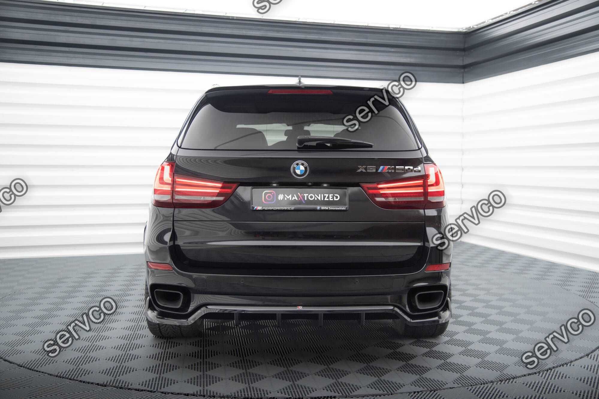 Prelungire bara spate Bmw X5 F15 M-Pack 2013-2018 v5 - Maxton Design