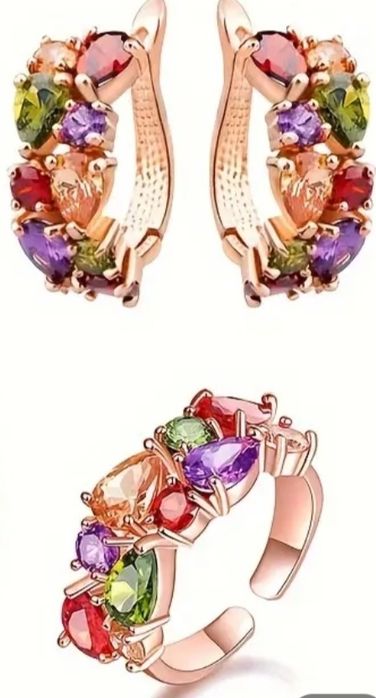 Набор бижутерии продам серьги и кольцо