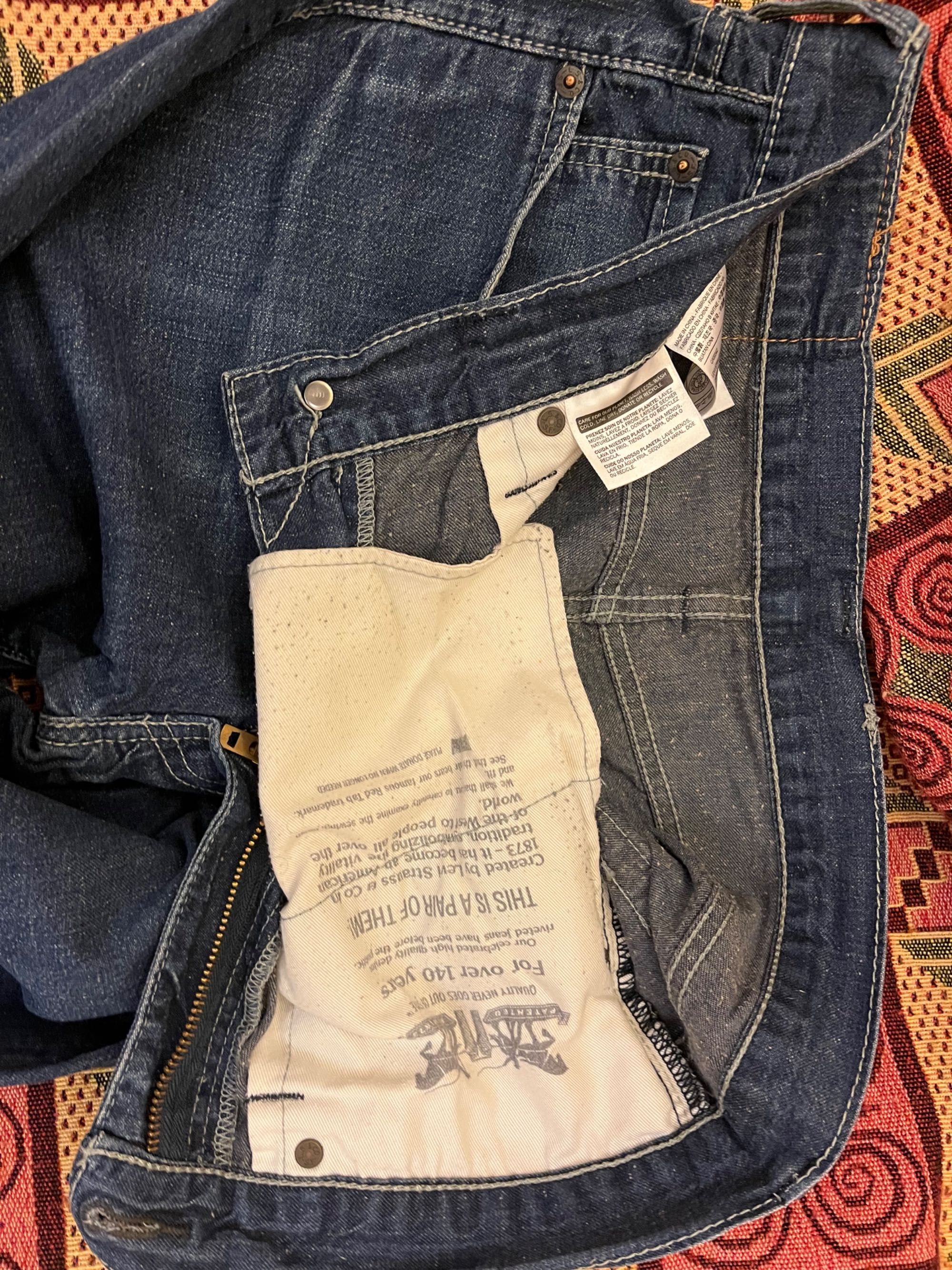 Дънки Оригинални Levi’s 511 размер 34/34, като нови