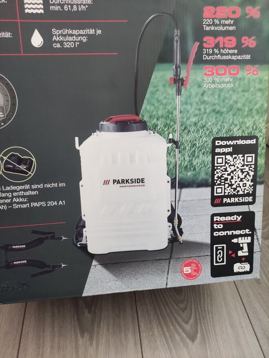Pulverizator 20 V Parkside Performance pe baterie atomizor