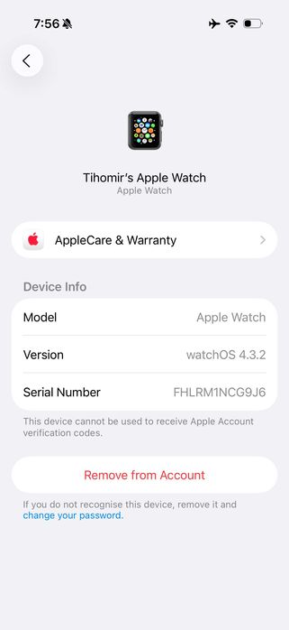 Apple Watch Sport (1st gen) 8GB Space Gray Aluminium 38MM