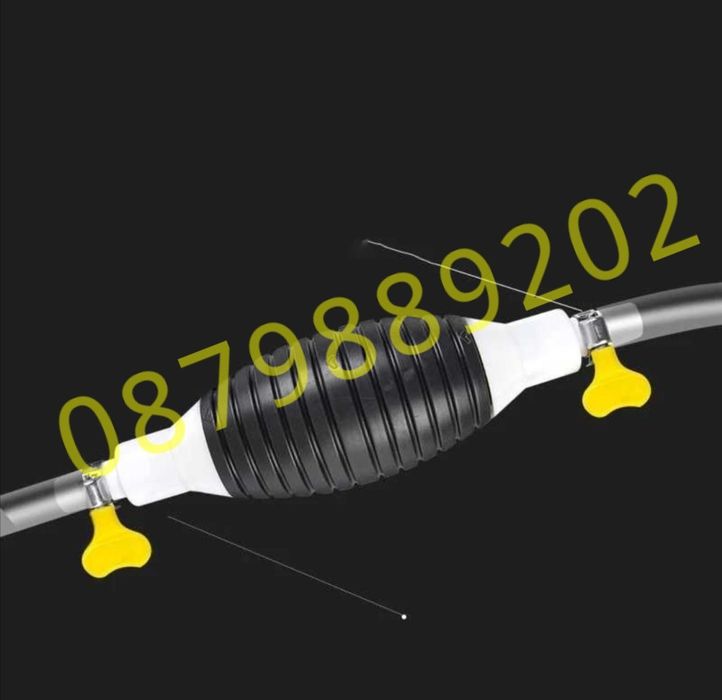 Ръчна помпа за гориво с маркуч и кранче / Автомобил / Кола / Дизел