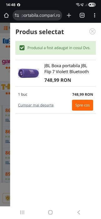 Jbl flip 7 ORIGINALA