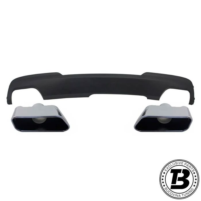Difuzor Bara Spate cu Ornamente compatibil cu BMW Seria 5 F10 M5 Design