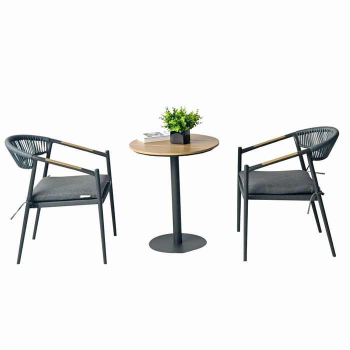 Set mobilier tarasa/gradina, doua scaune + masa,