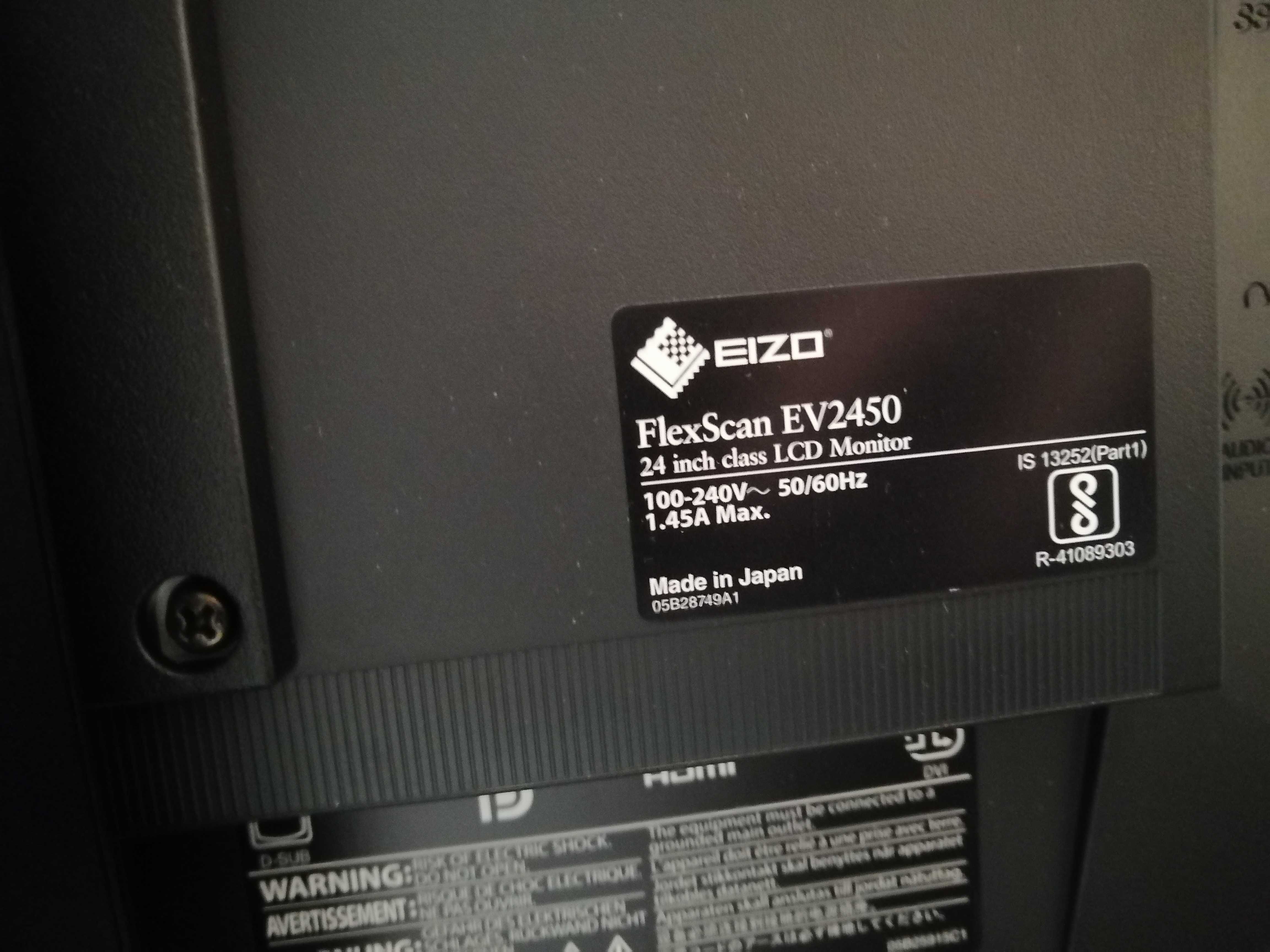 Монитори за части Eizo flexscan  2450 и Lenovo L27M - 30