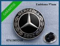 Emblema logo Mercedes pentru capota 57mm C / E / S class