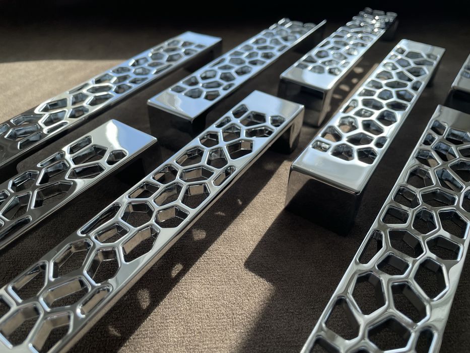 Итальянские мебельные ручки brass 21 штука