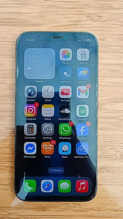 iPhone 12 PRO grey 256Gb 100% baterry life