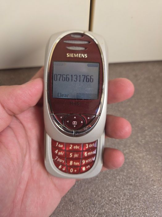 Raritate,clasic,vintage,de colectie. Siemens slide SL55 burgundy.