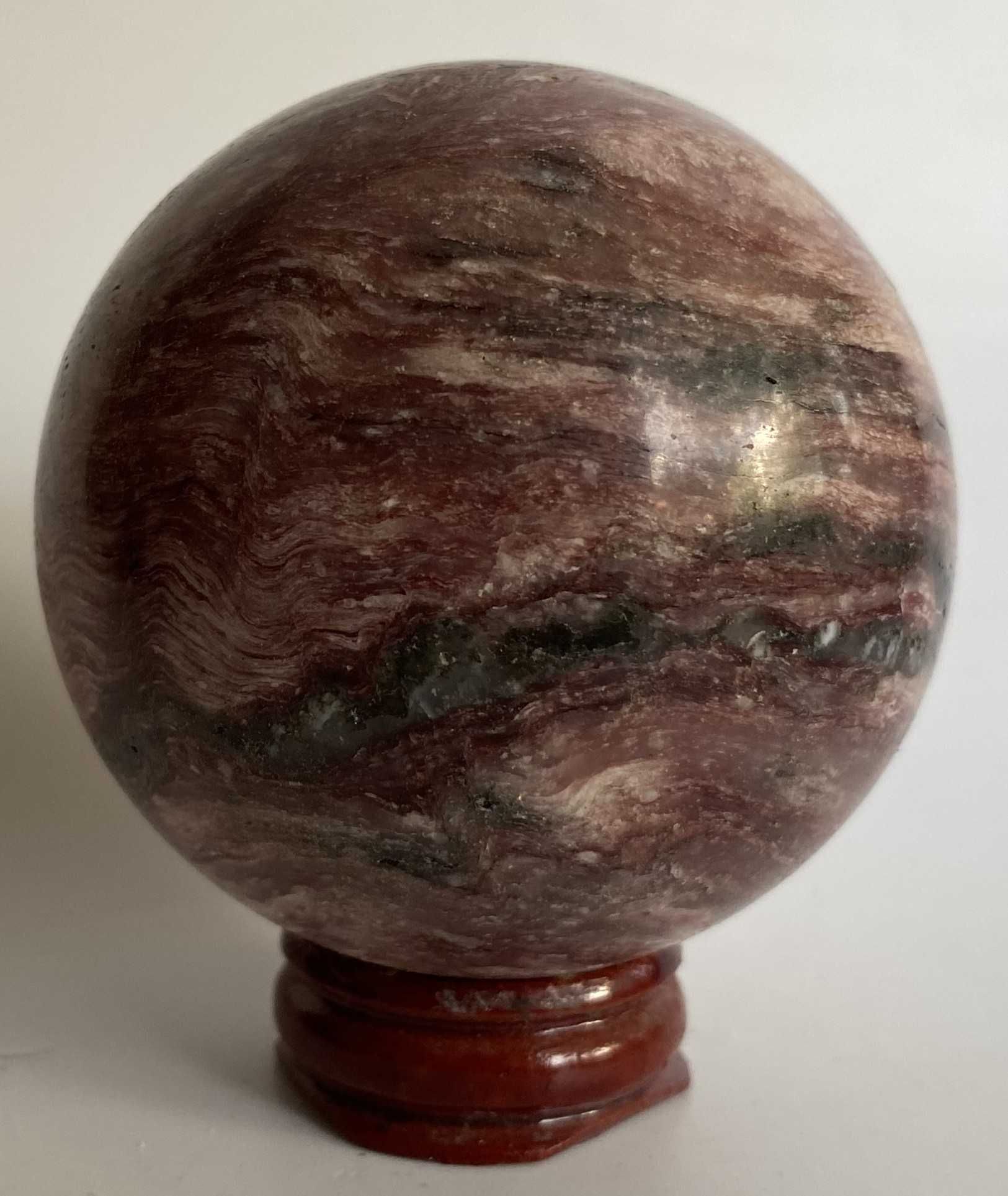 Cristale/Minerale - Muscovit Roz (Mica) - sfera piatra semipretioasa