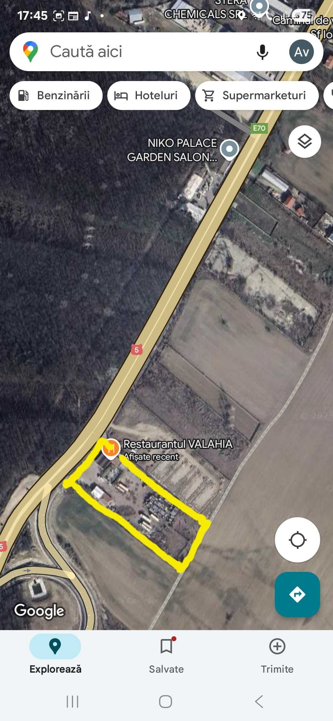 Proprietar, teren intravilan Jilava la DN, intre 6.000 mp si 12.200 mp