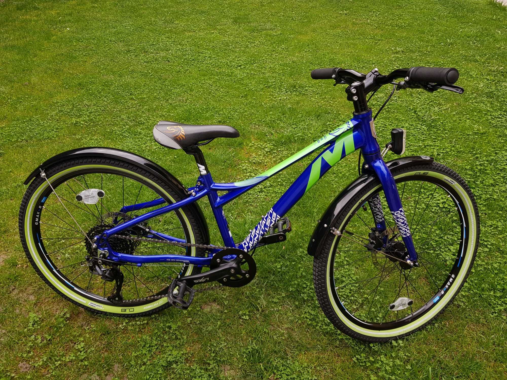 Bicicleta MTB, copii, Checker, aluminiu, frane hidraulice, roti pe 24"