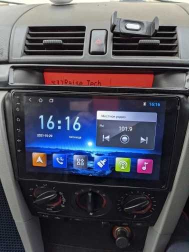 Navigatie Android 14 Dedicata Mazda 3 - QLed CarPlay Android Auto 4G