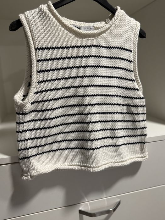 ZARA топ и плетен потник