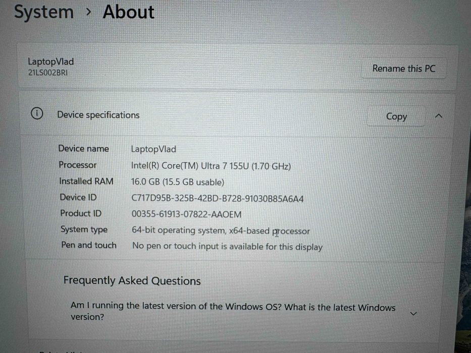 Lenovo ThinkPad T14S Gen 5 (14, Intel)