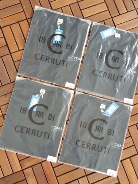 ПРОМО Cerruti -2XL и 3XL-Слим- Оригинална Луксозна мъжка черна тениска